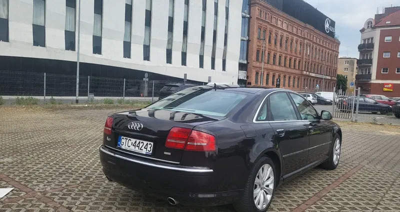 wielkopolskie Audi A8 cena 33900 przebieg: 357000, rok produkcji 2009 z Kalisz